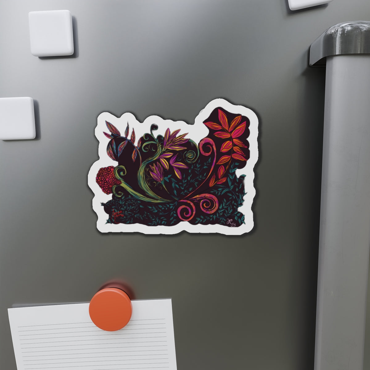 Flourished Fury Magnet