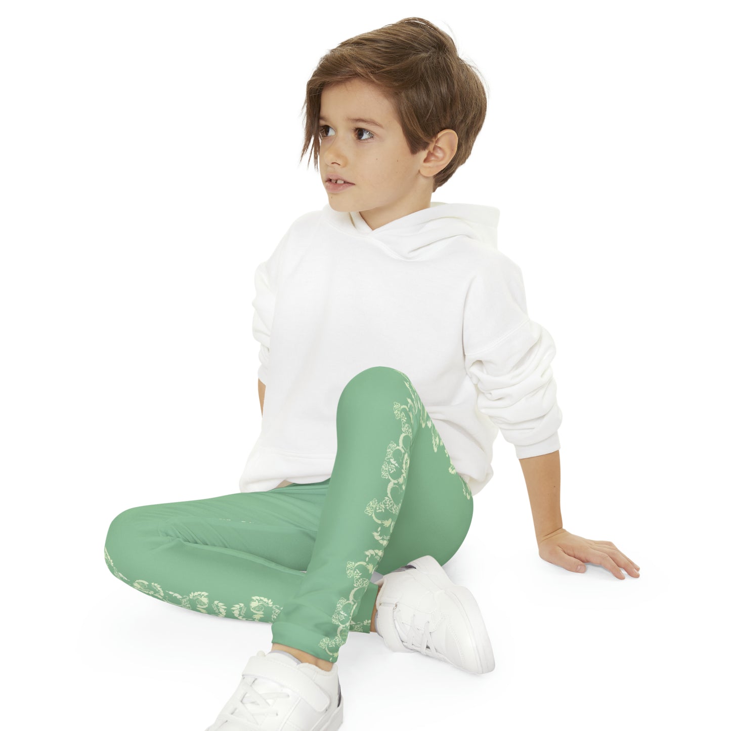 Wedgewood Wondrous Weeds Youth Full-Length Leggings