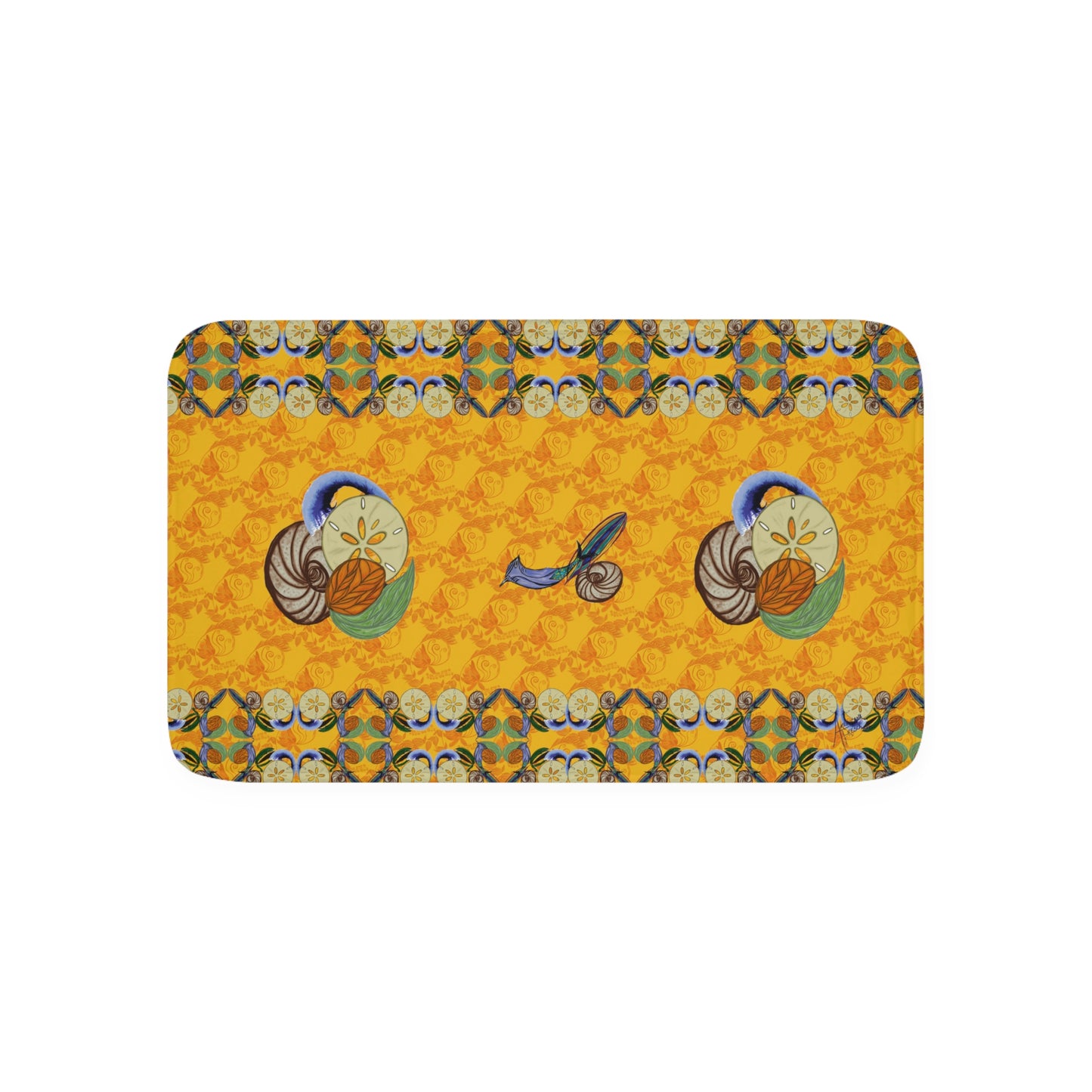 Snowless Sunsets Memory Foam Bath Mat