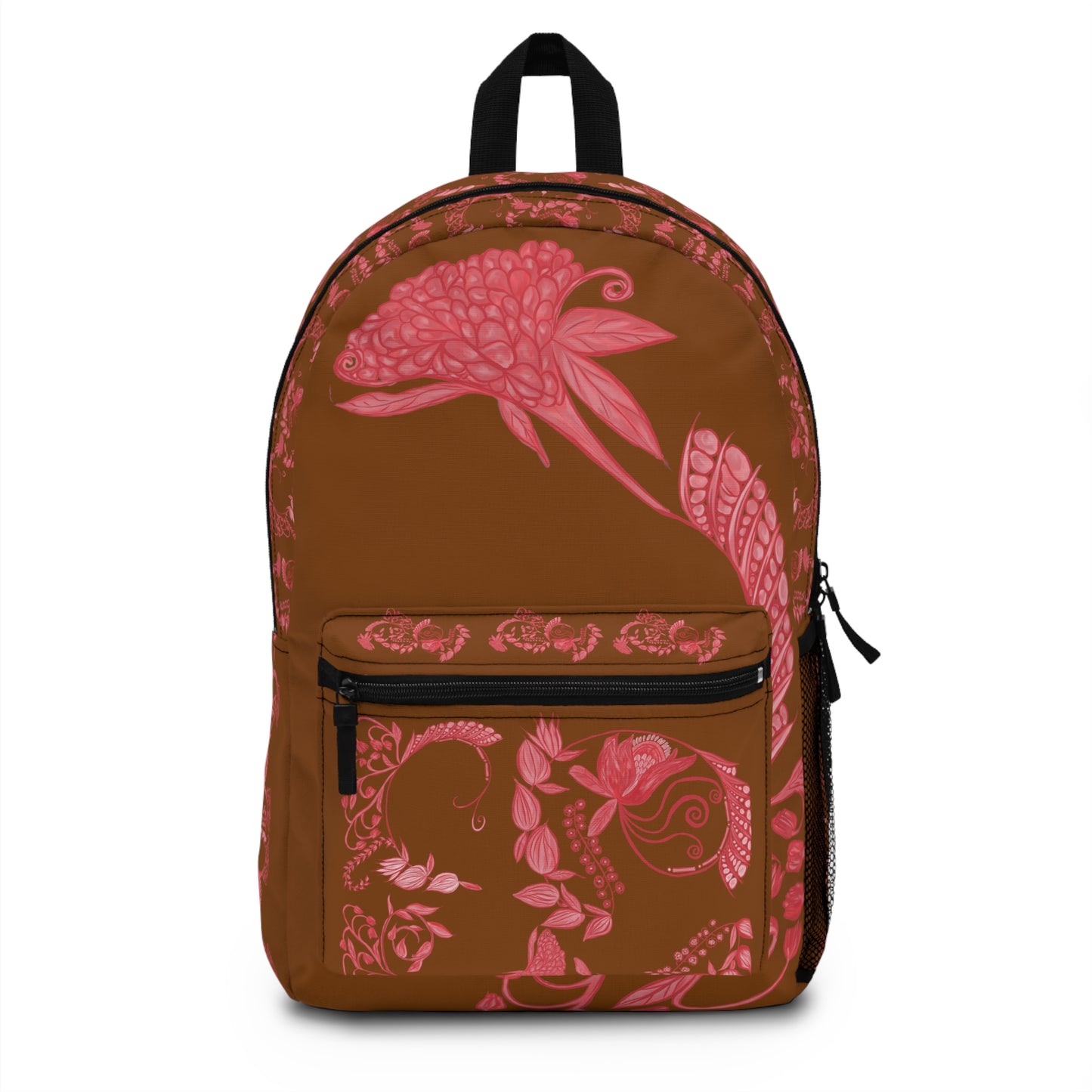 Chocolate Cherry Chinoiserie Backpack