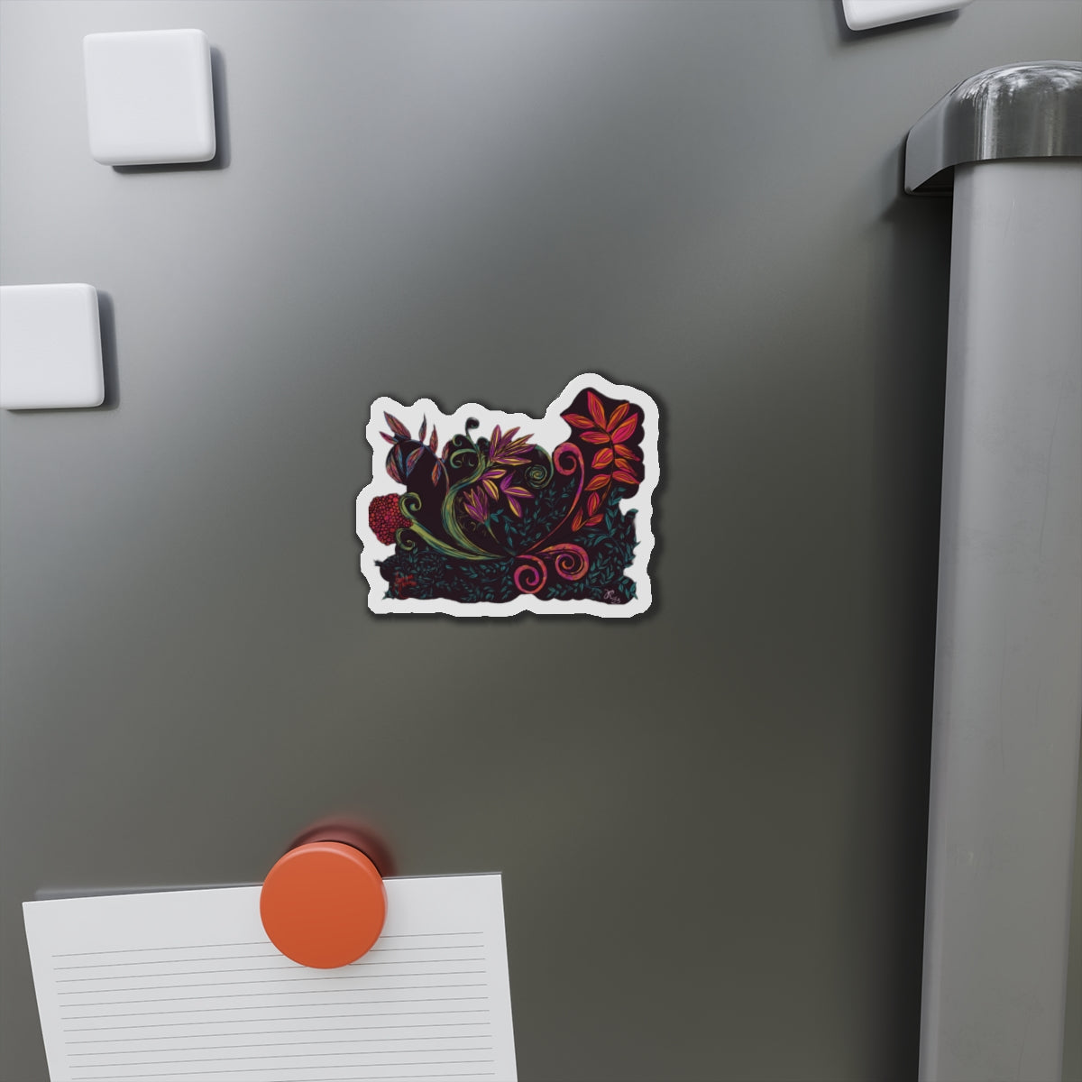 Flourished Fury Magnet