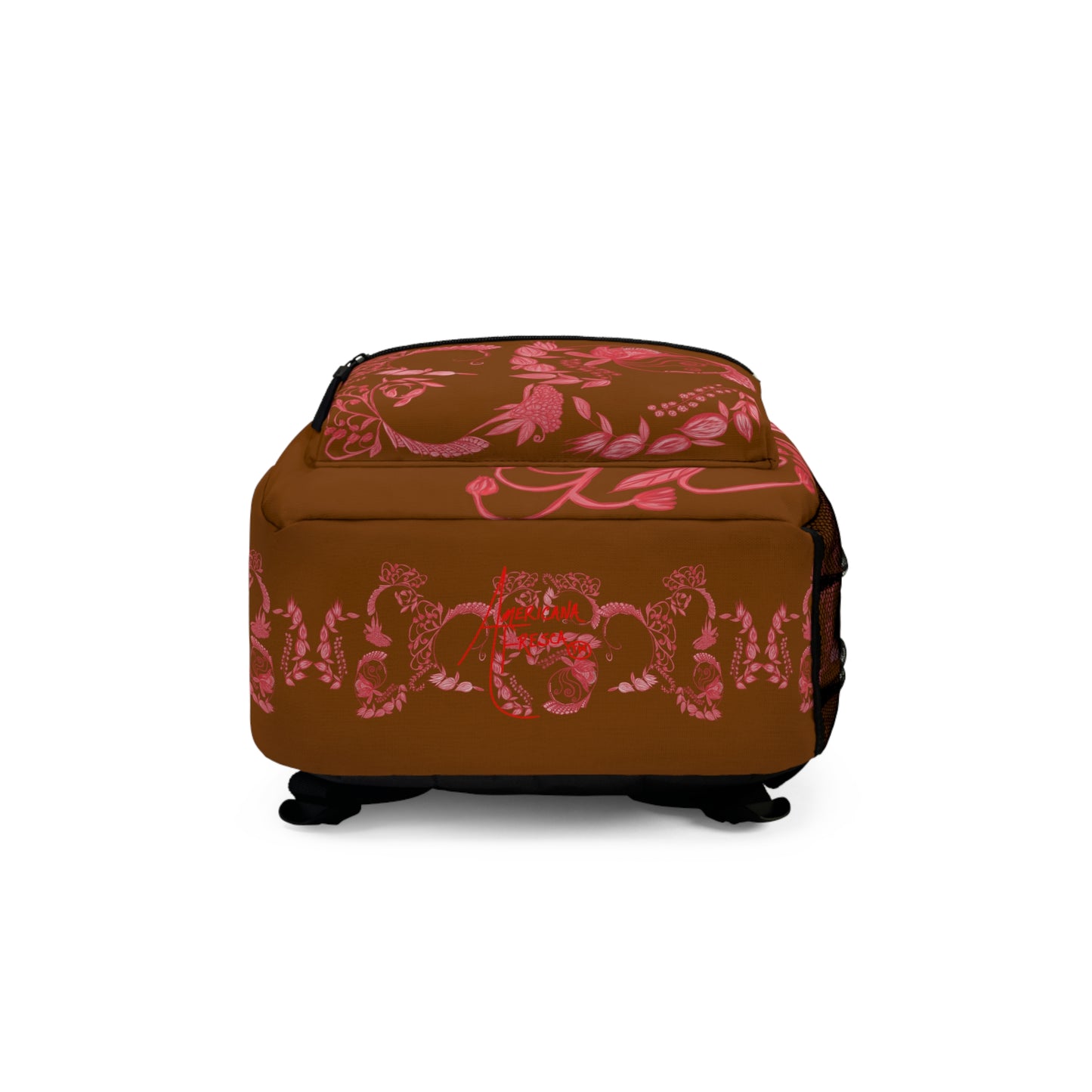 Chocolate Cherry Chinoiserie Backpack