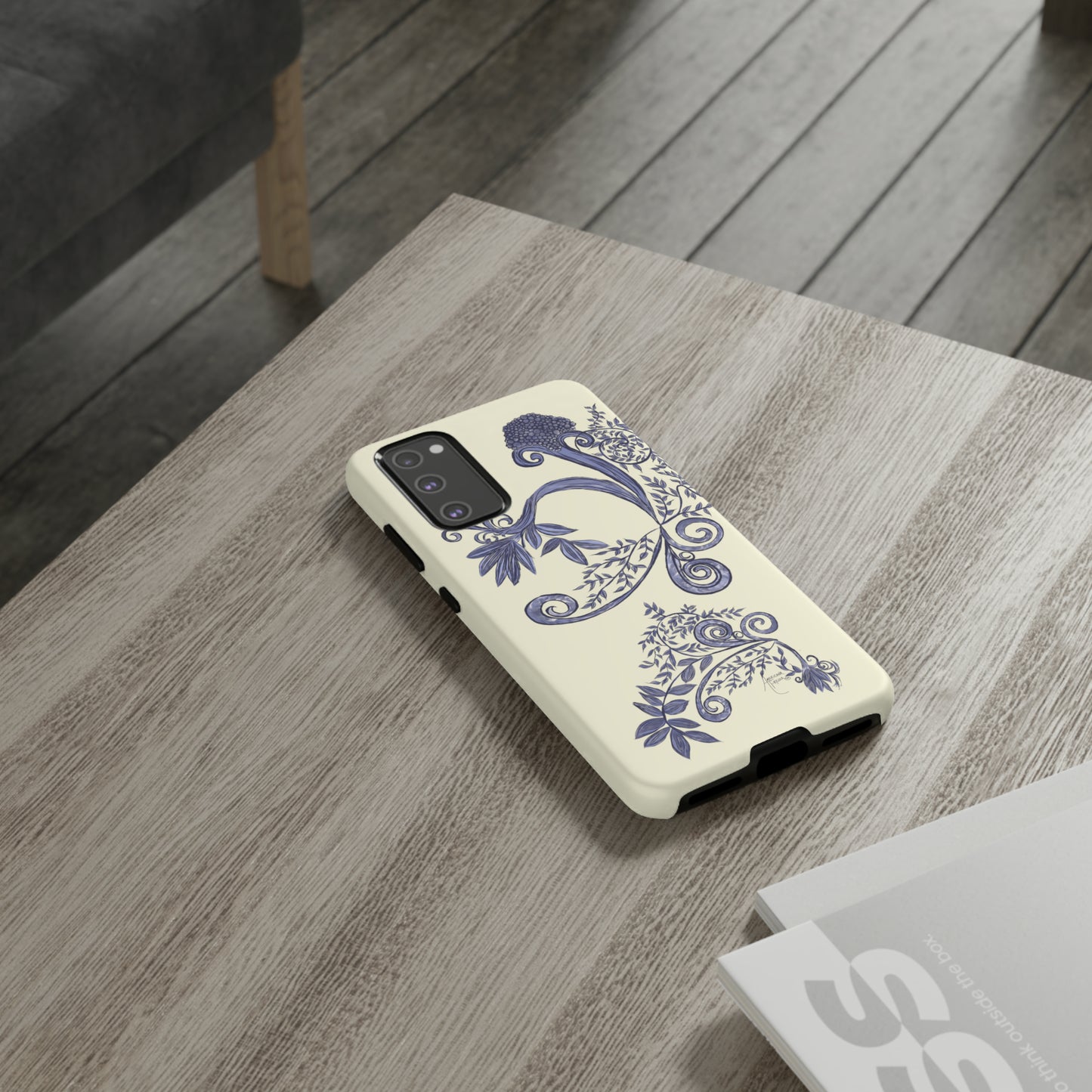 Botanical Blues Tough Phone Case