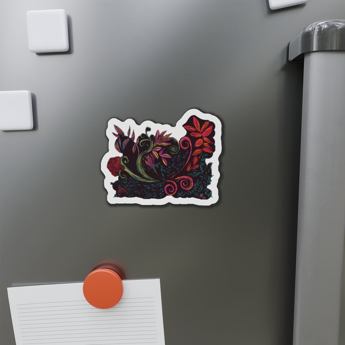 Flourished Fury Magnet