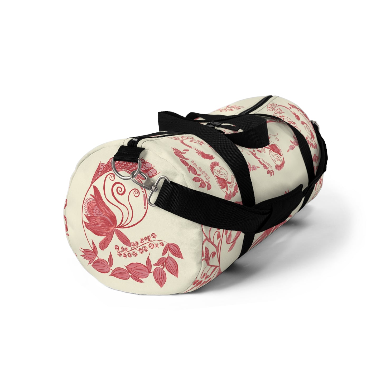 Cheery Cherry Chinoiserie Duffel Bag