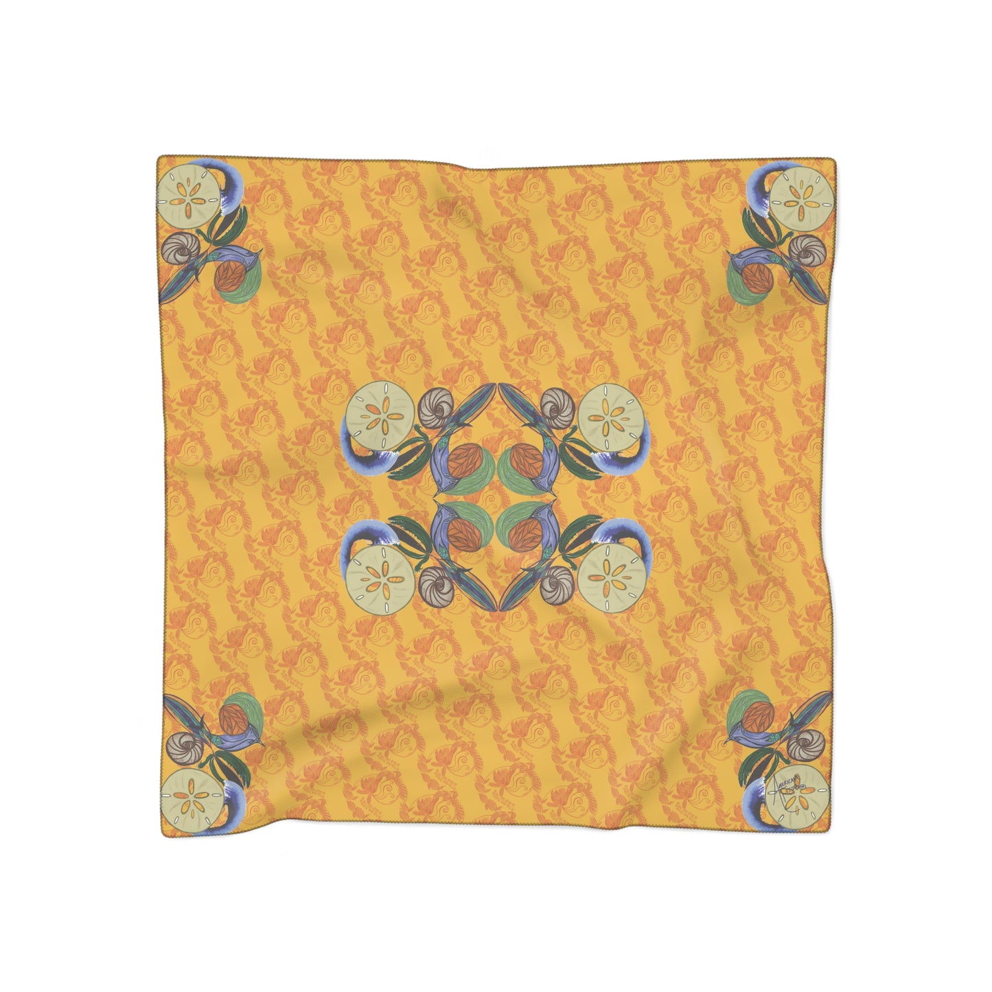 Snowless Sunsets Classic Chiffon Square Scarf