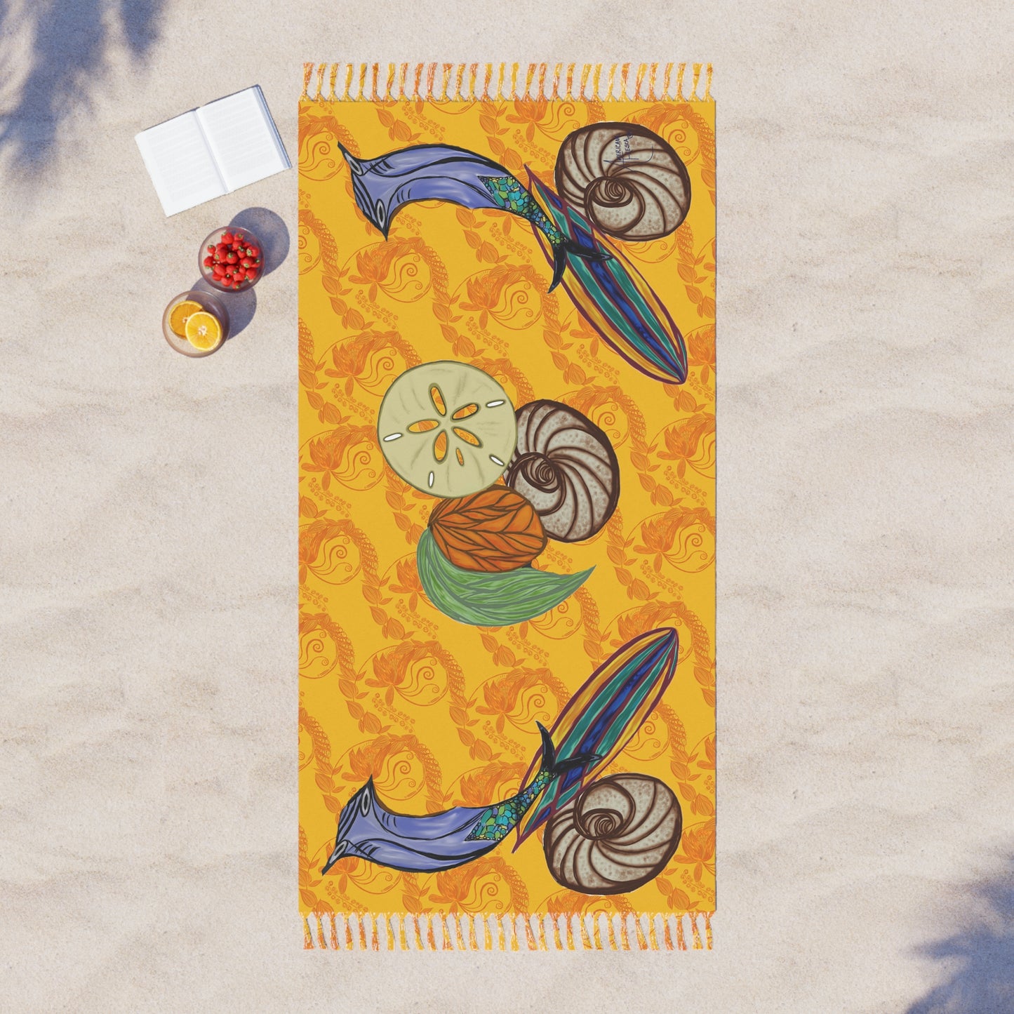 Snowless Sunsets II Boho Beach Cloth/Swim Wrap