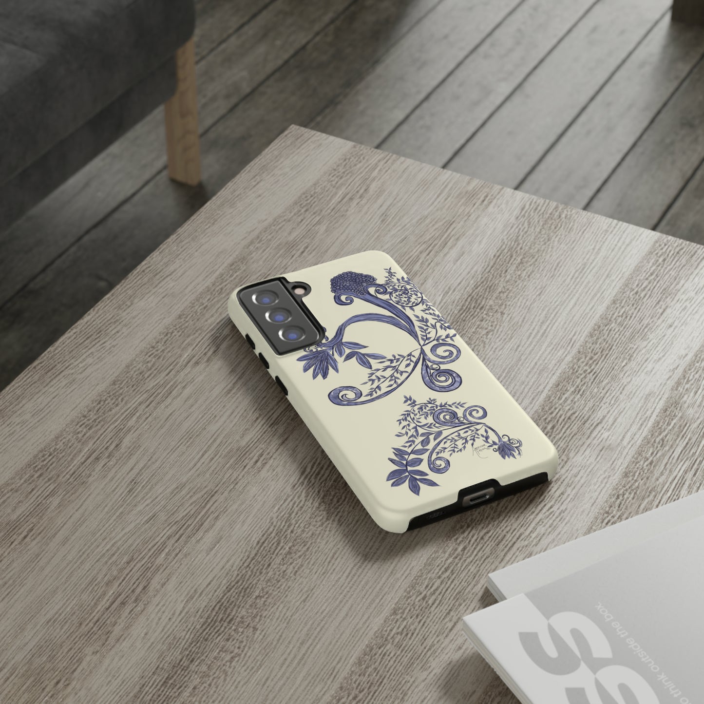 Botanical Blues Tough Phone Case