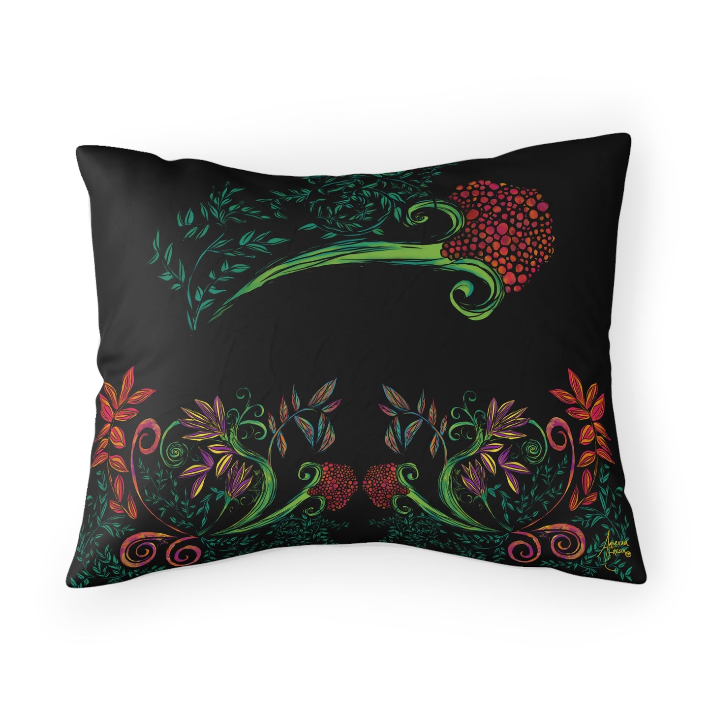 Flourished Fury Pillow Sham