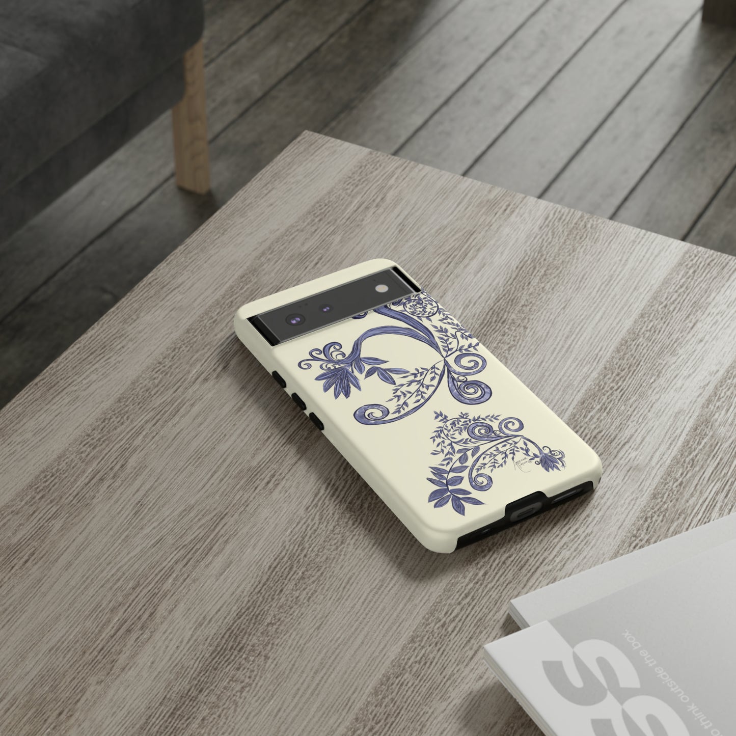 Botanical Blues Tough Phone Case