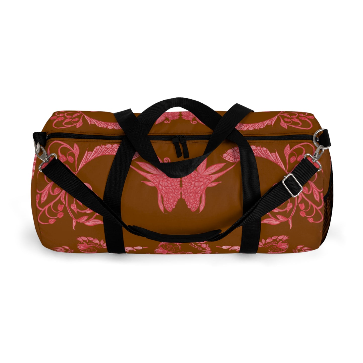 Chocolate Cherry Chinoiserie Duffel Bag