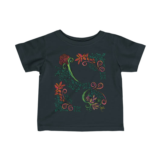 Flourished Fury Infant Fine Jersey Tee