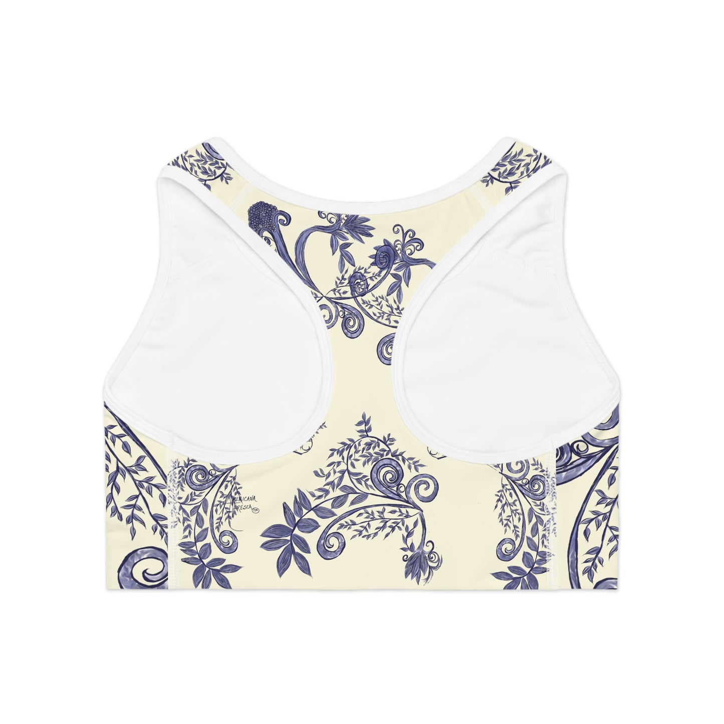 Botanical Blues Sports Bra