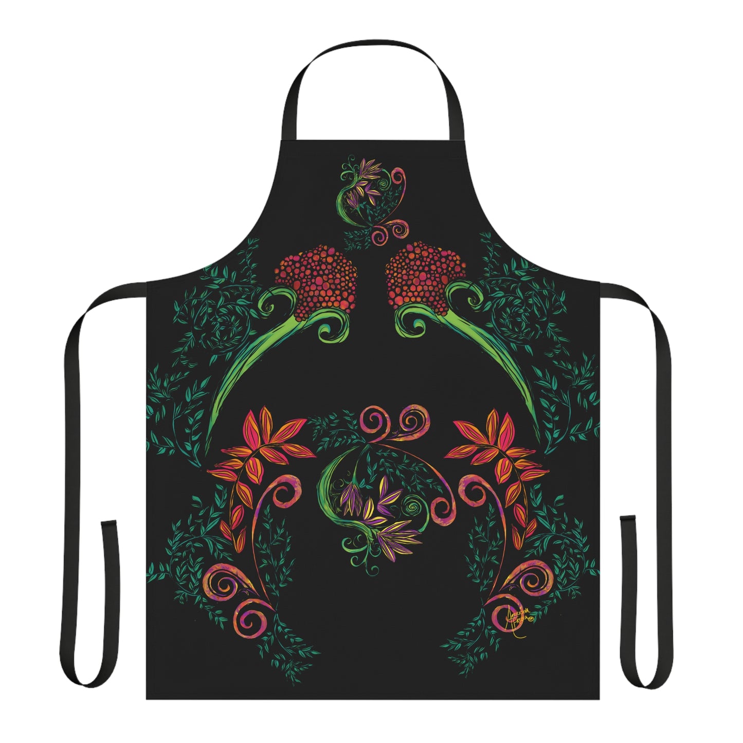 Flourished Fury Apron