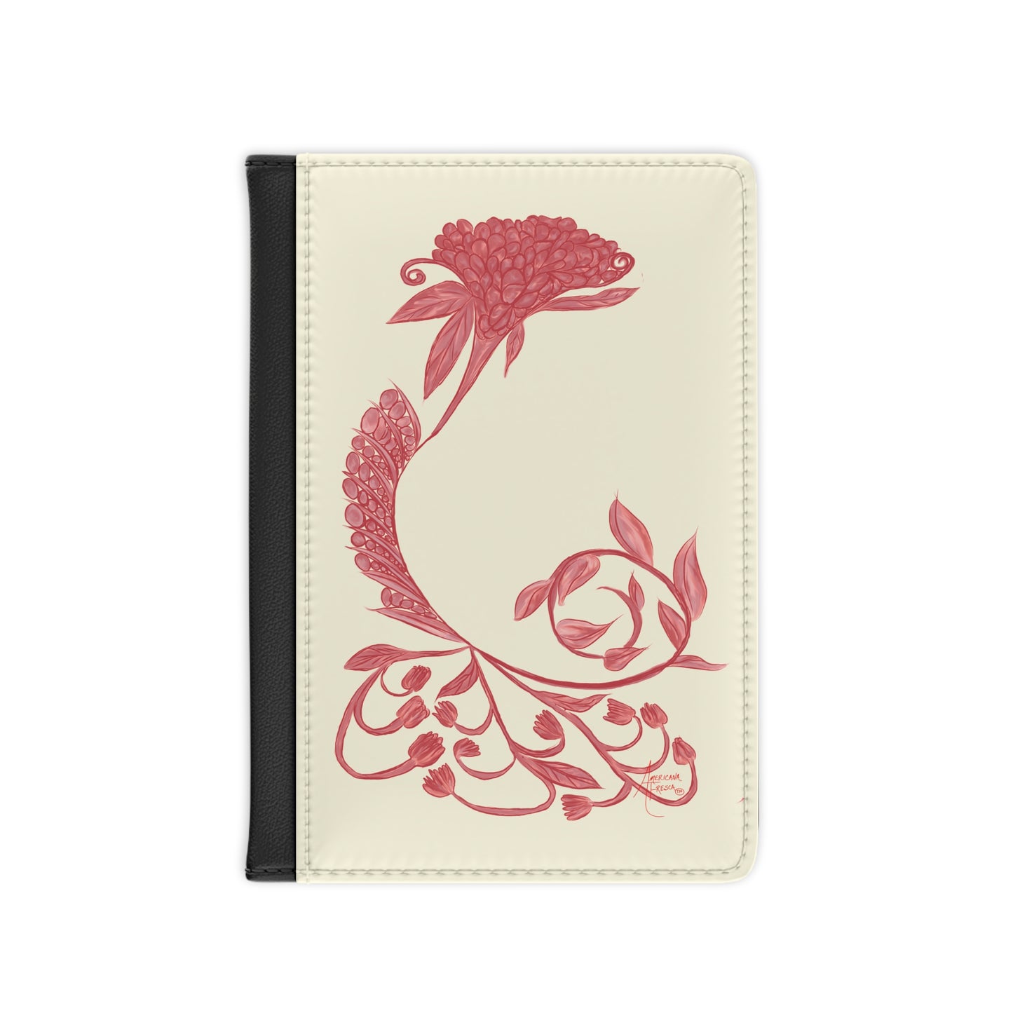 Cheery Cherry Chinoiserie Passport Cover