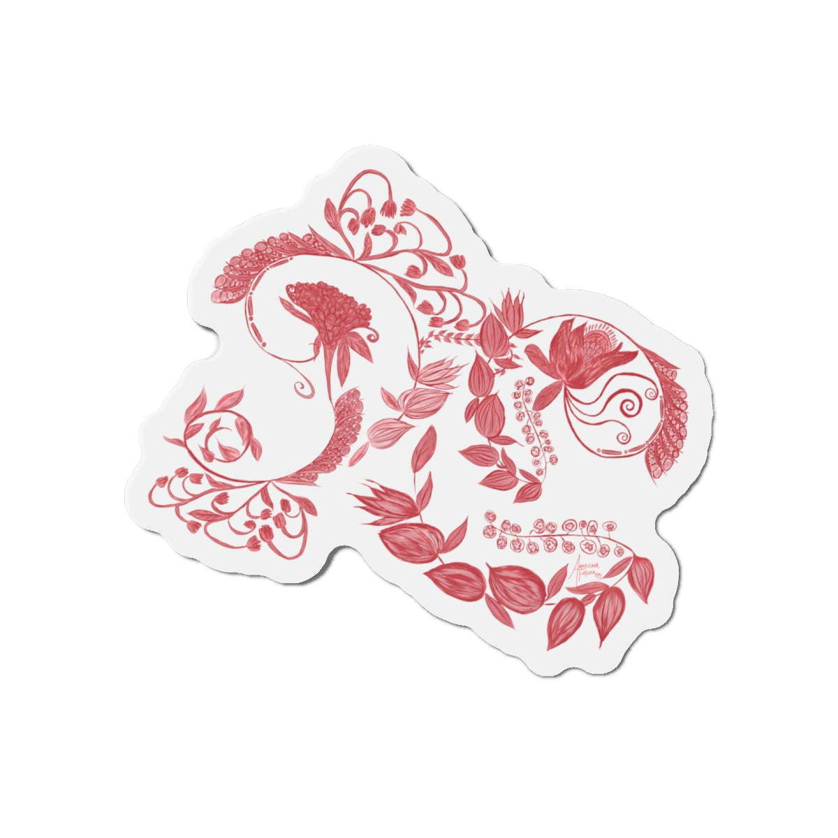 Cheery Cherry Chinoiserie Magnet