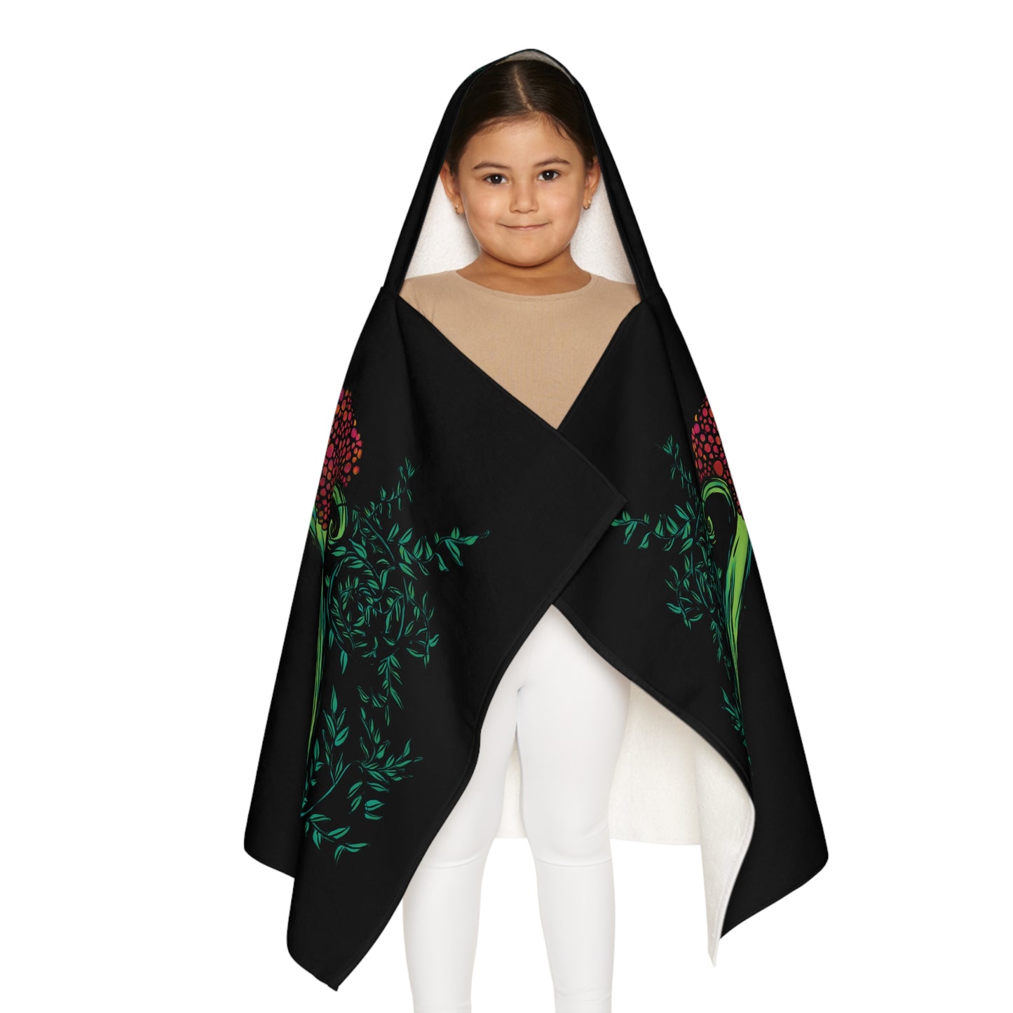 Flourished Fury Youth Hooded Towel