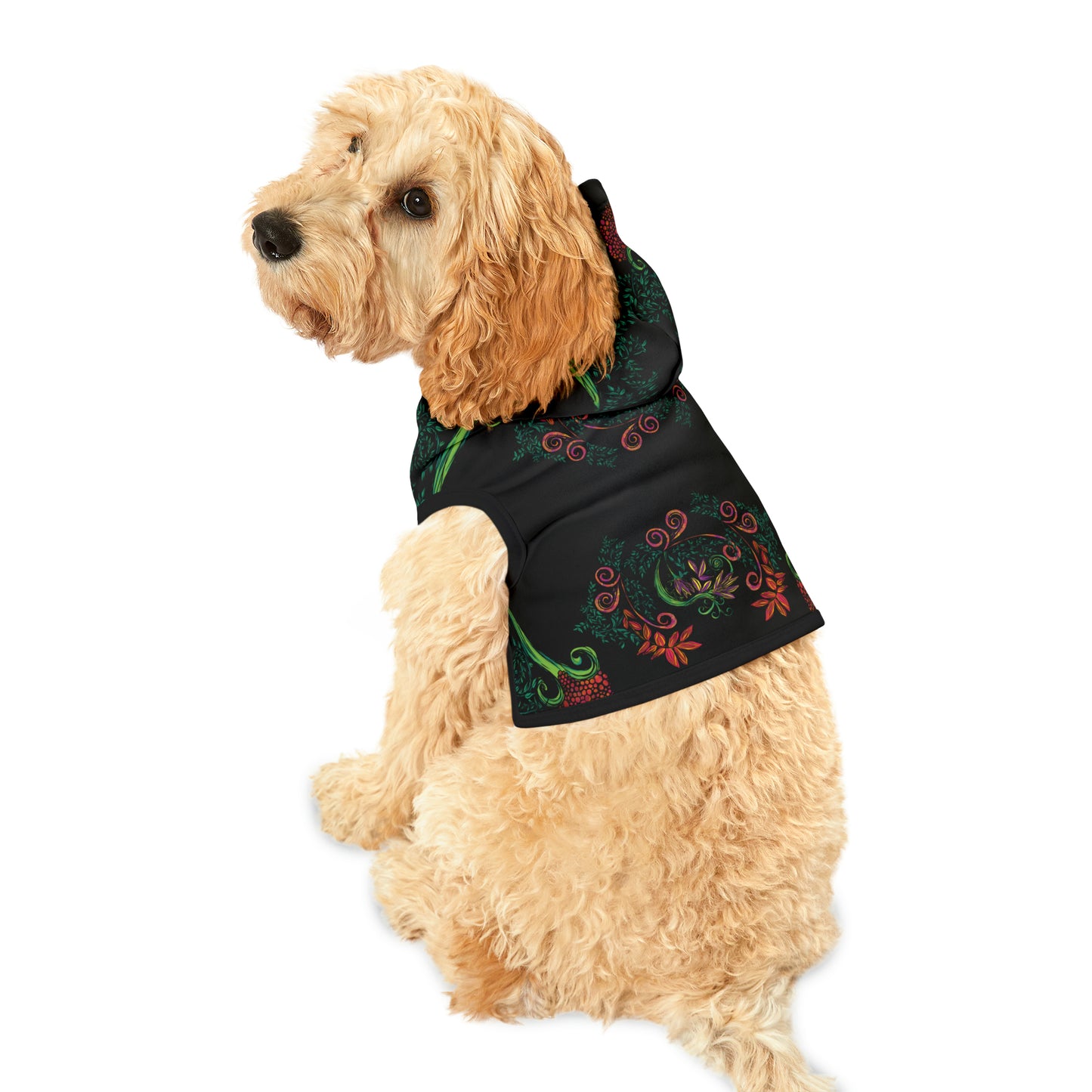 Flourished Fury Pet Hoodie