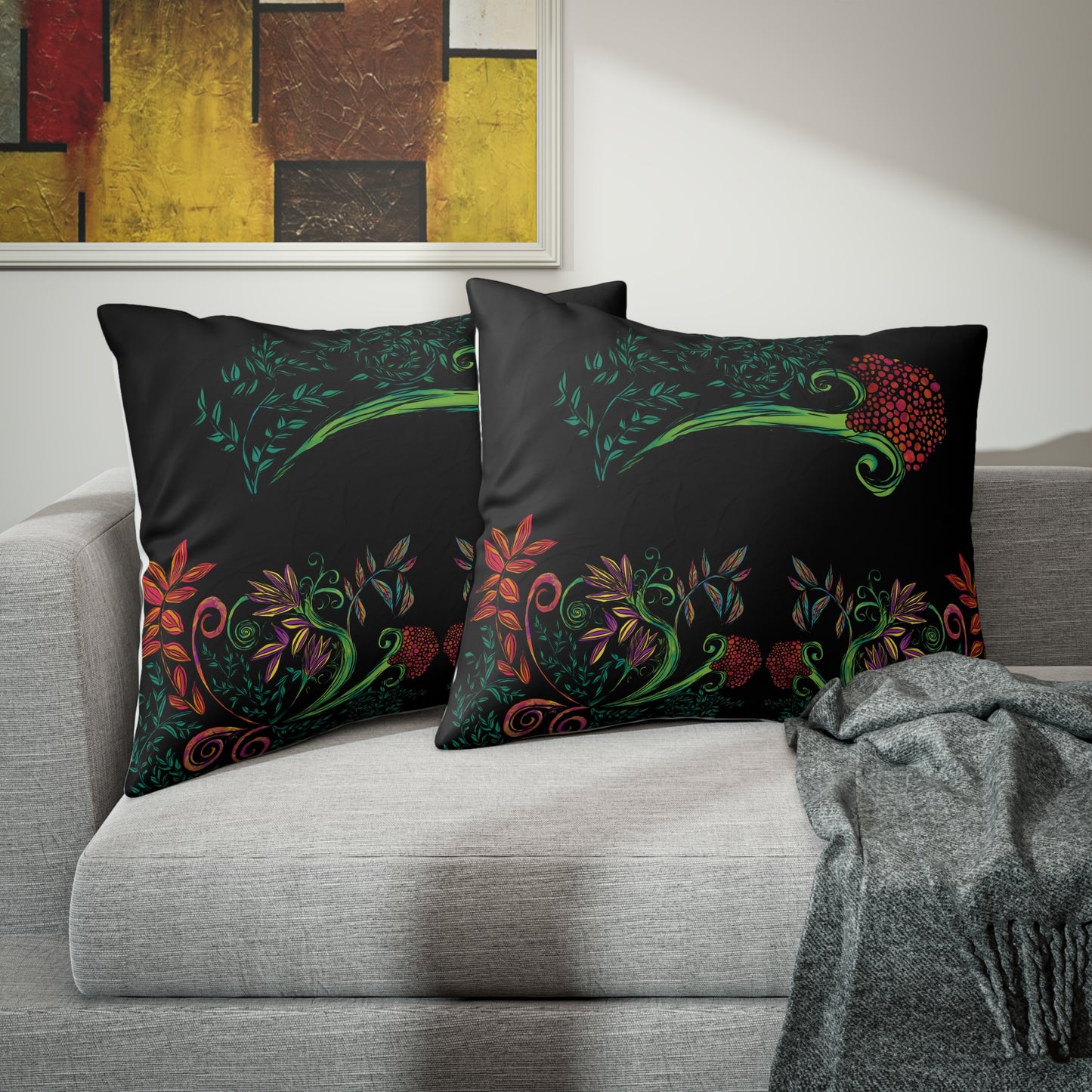 Flourished Fury Pillow Sham