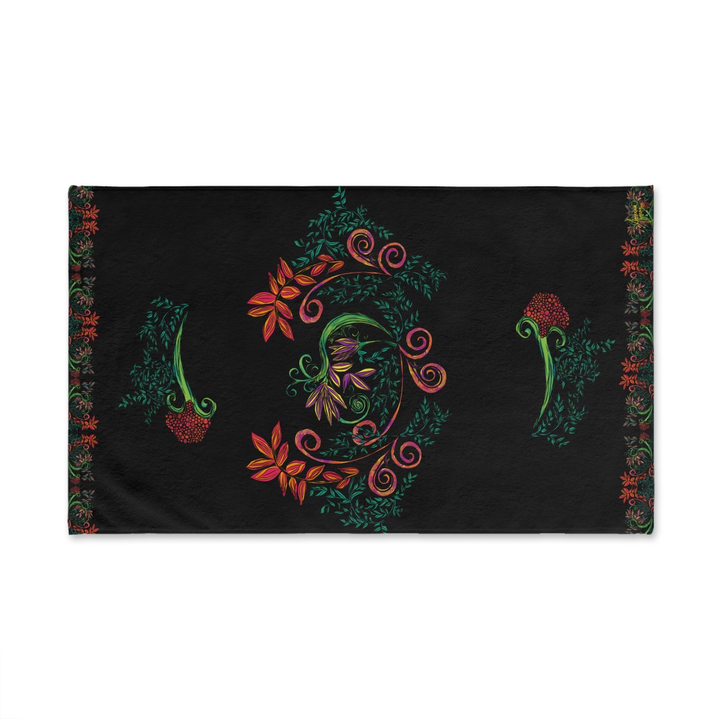 Flourished Fury Hand Towel