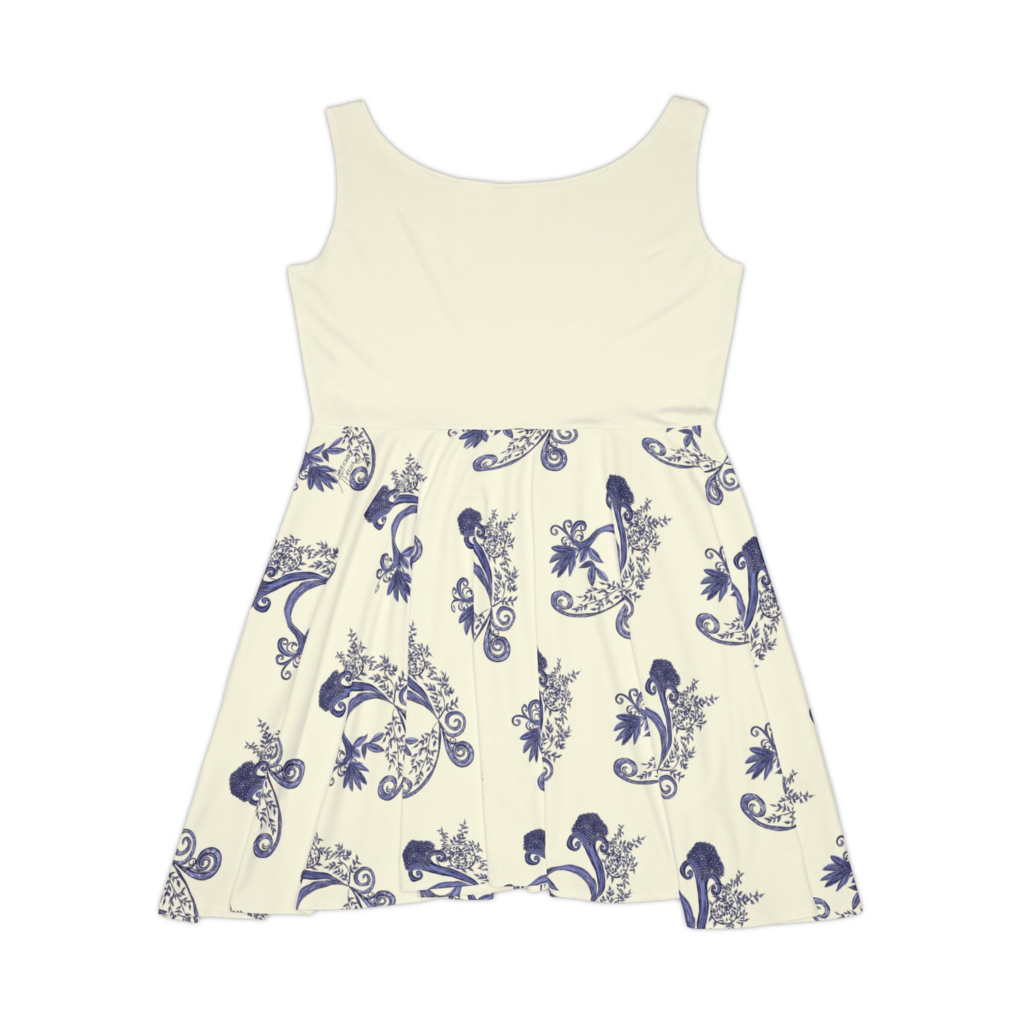 Botanical Blues Women's Skater Dress