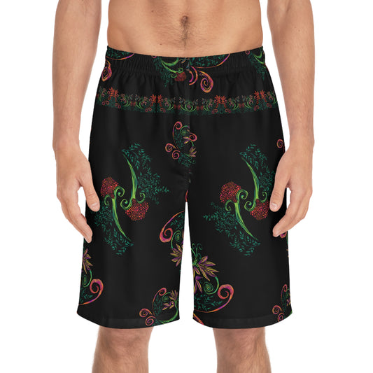 Flourished Fury Board Shorts