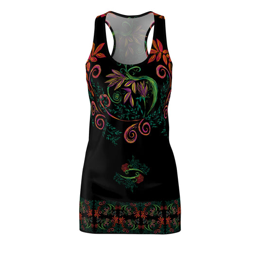 Flourished Fury Women's Racerback Dress