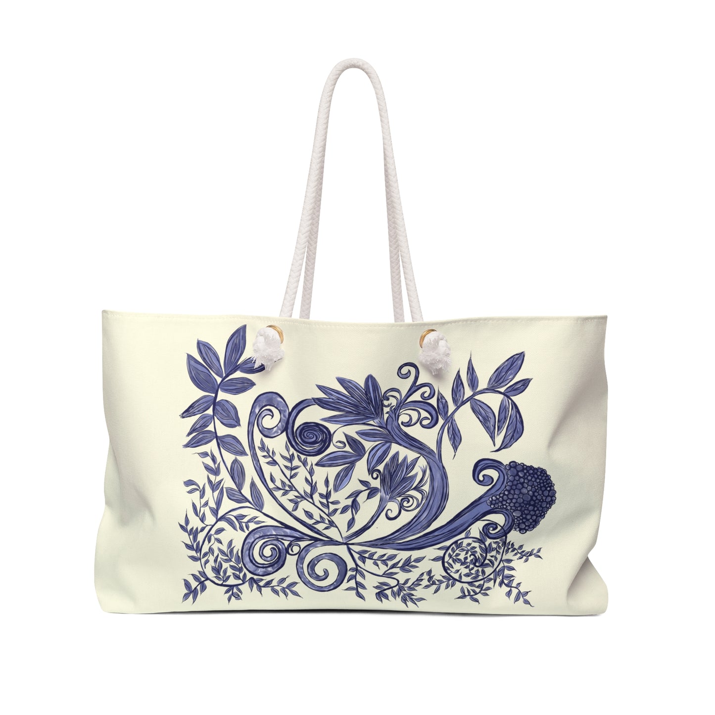 Botanical Blues Weekender Tote