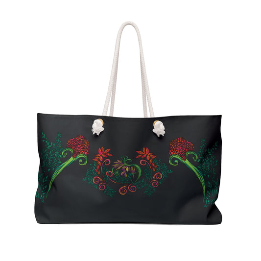 Flourished Fury Weekender Tote