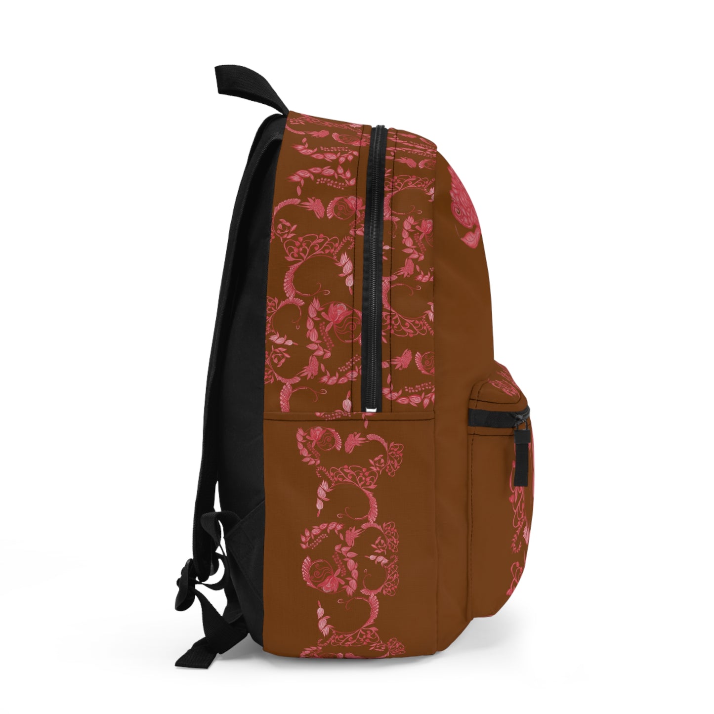 Chocolate Cherry Chinoiserie Backpack