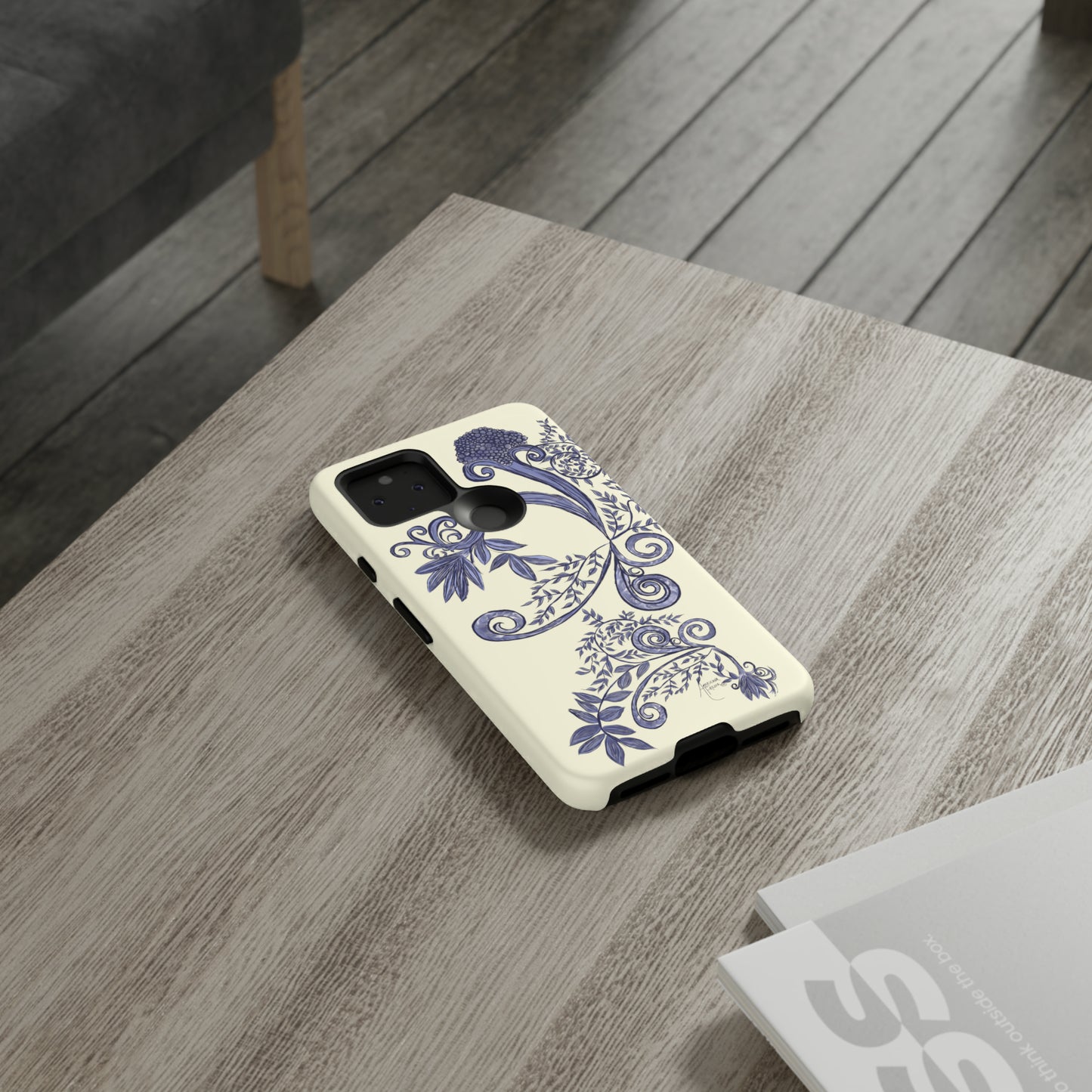 Botanical Blues Tough Phone Case