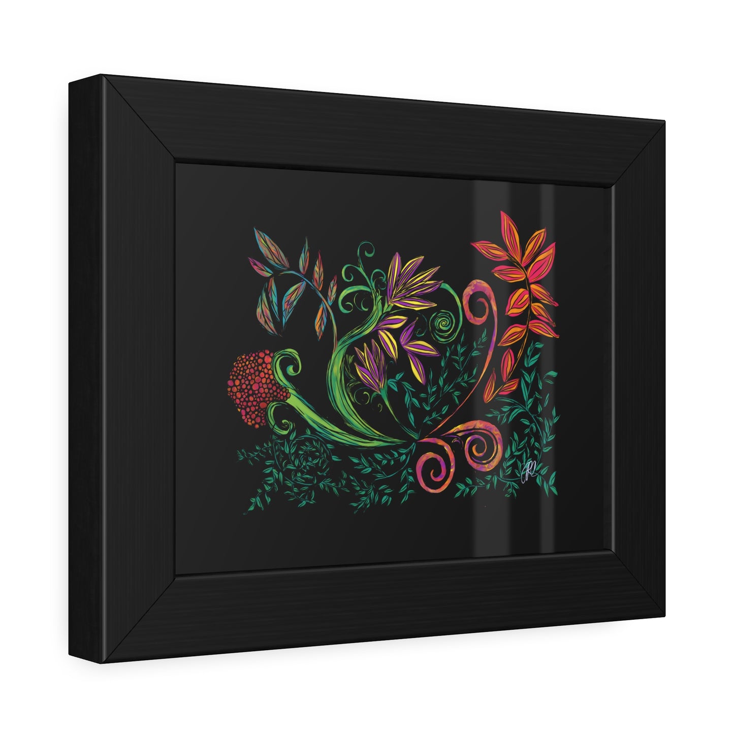 Flourished Fury Framed Giclée Print