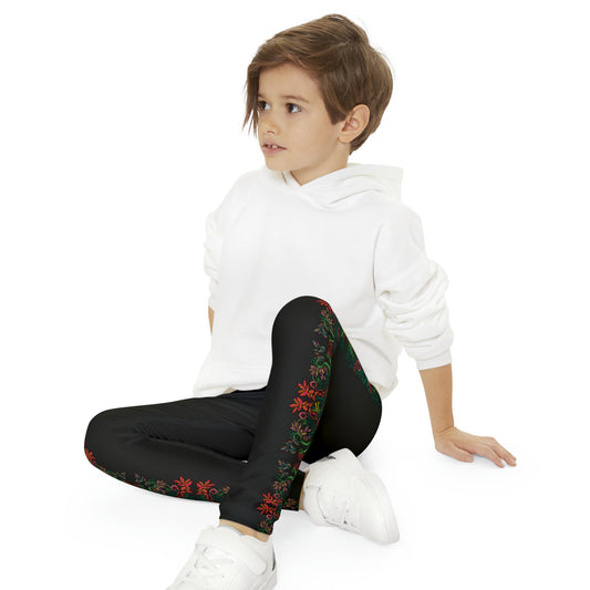 Flourished Fury Youth Full-Length Leggings