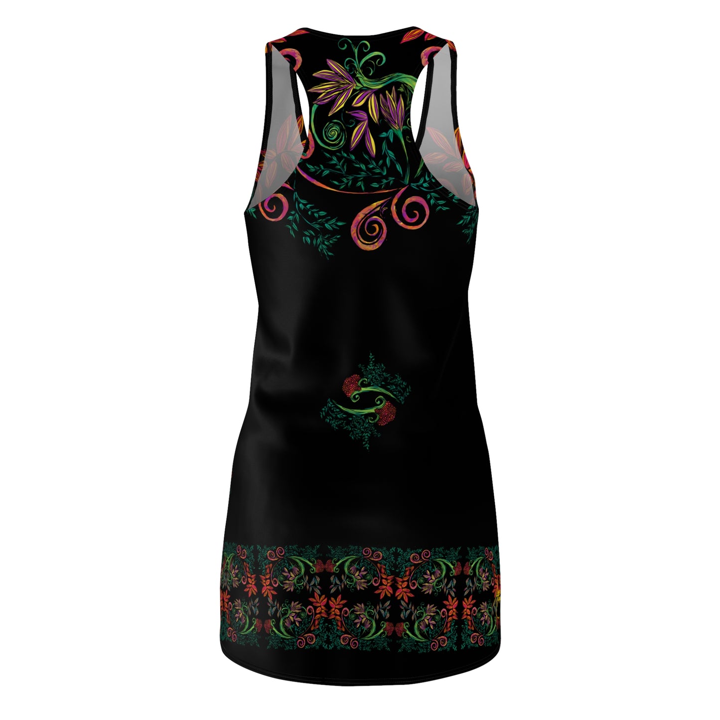 Flourished Fury Women's Racerback Dress