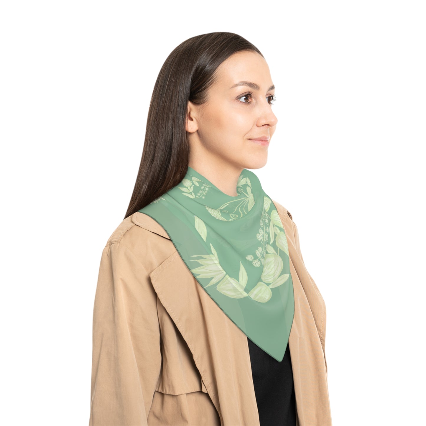 Wedgewood Wondrous Weeds Classic Voile Square Scarf