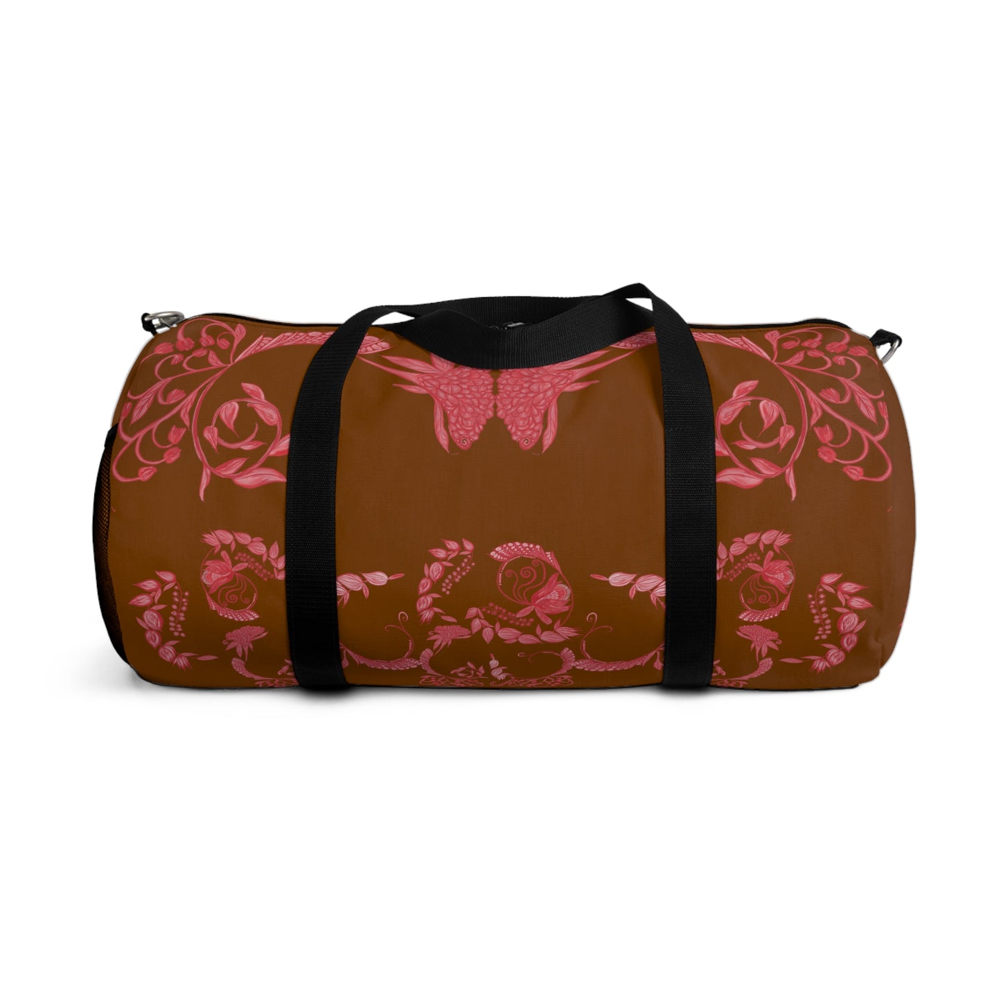 Chocolate Cherry Chinoiserie Duffel Bag