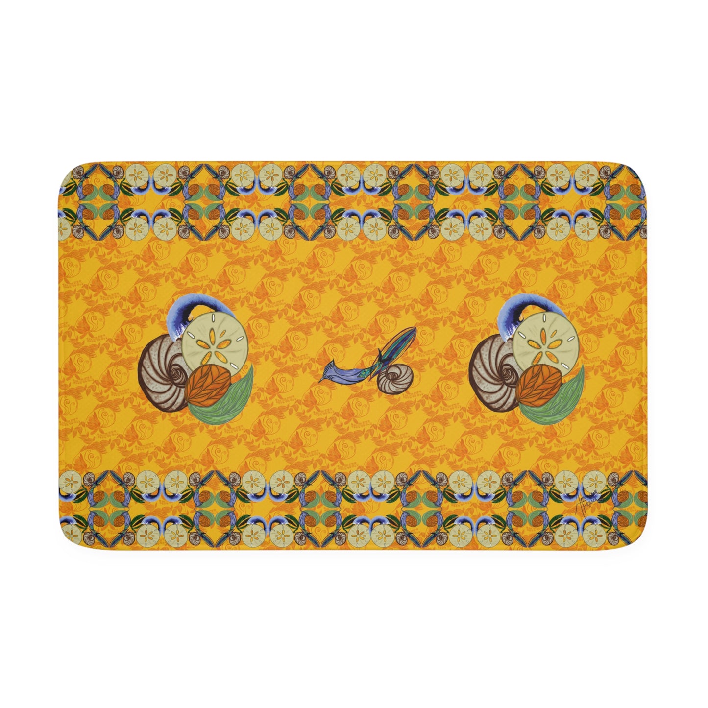 Snowless Sunsets Memory Foam Bath Mat