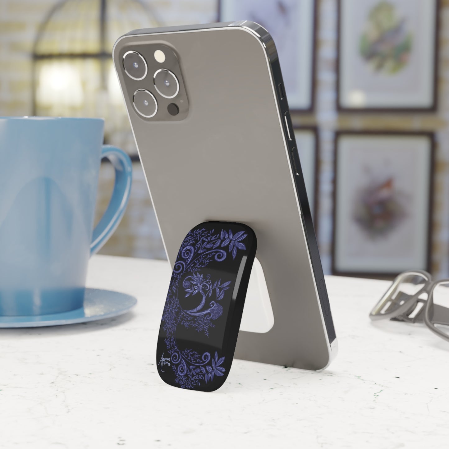 Midnight Midnight Blues Phone Click-On Grip