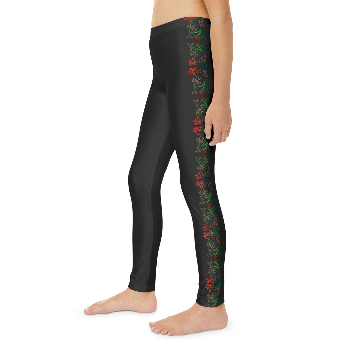 Flourished Fury Youth Full-Length Leggings