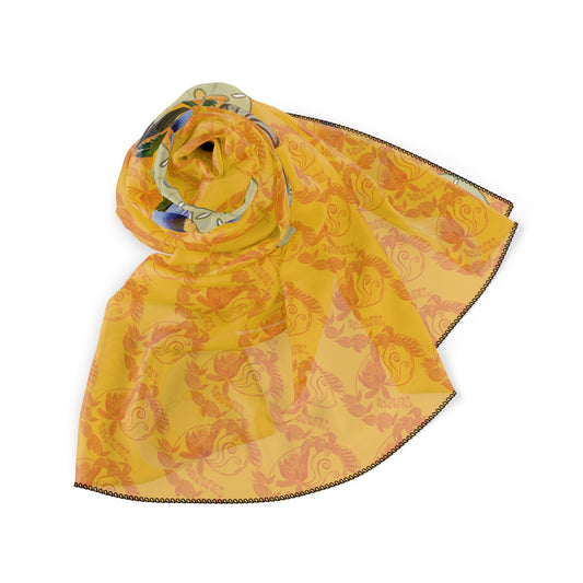 Snowless Sunsets Classic Chiffon Square Scarf