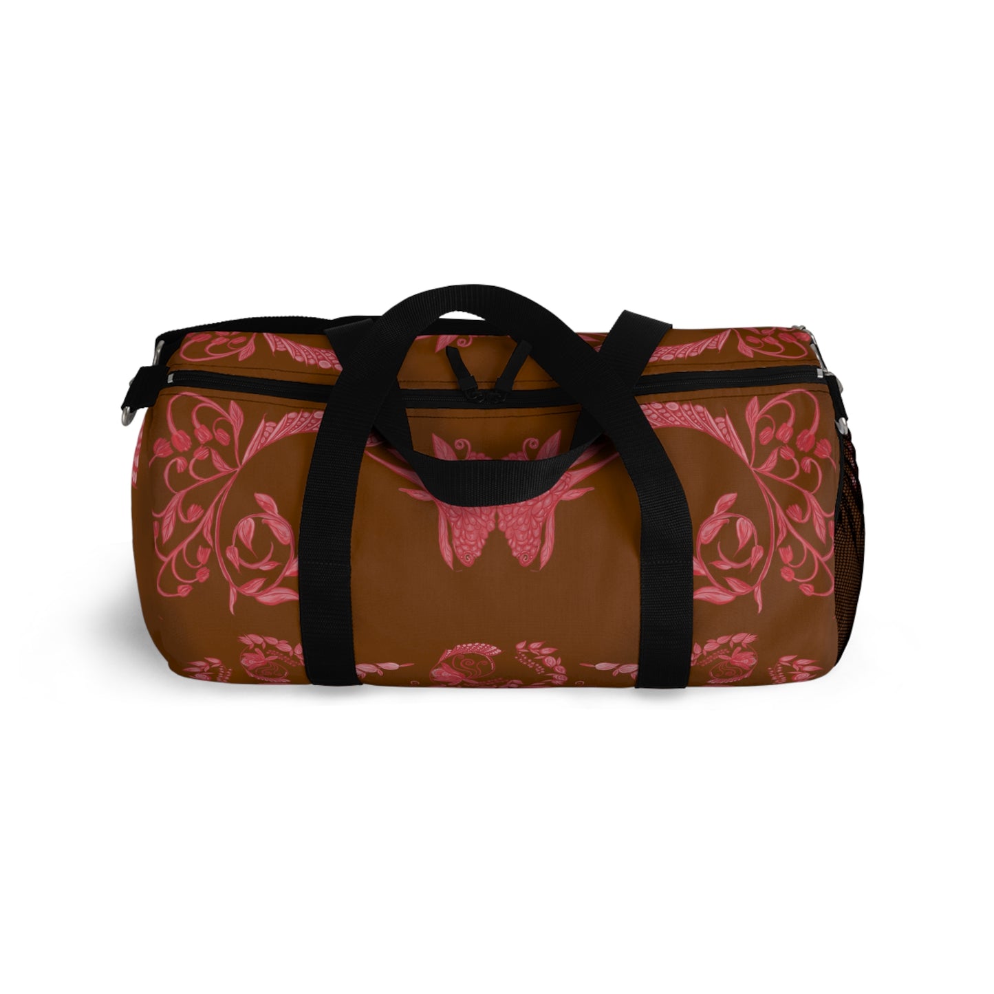 Chocolate Cherry Chinoiserie Duffel Bag