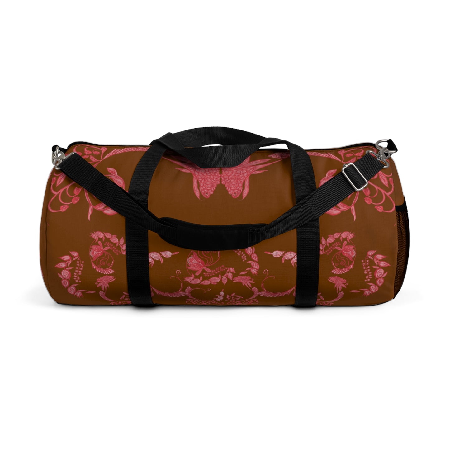 Chocolate Cherry Chinoiserie Duffel Bag