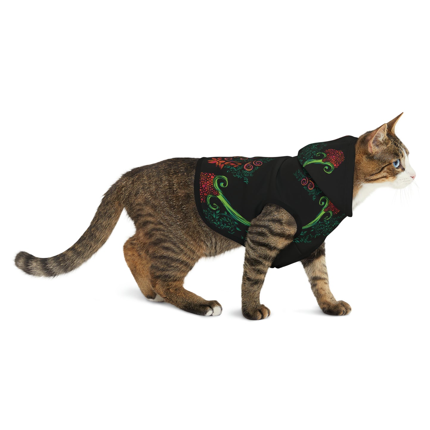 Flourished Fury Pet Hoodie