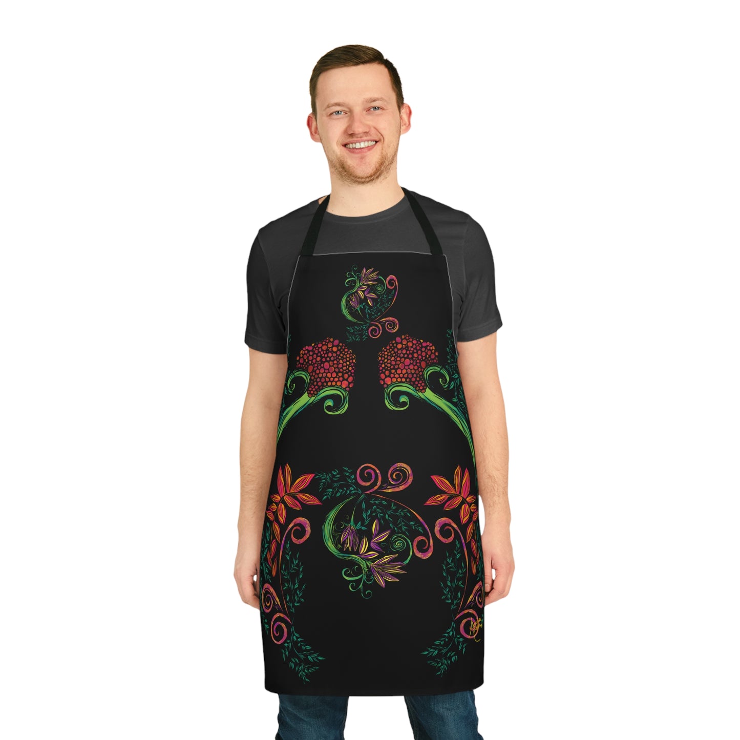 Flourished Fury Apron