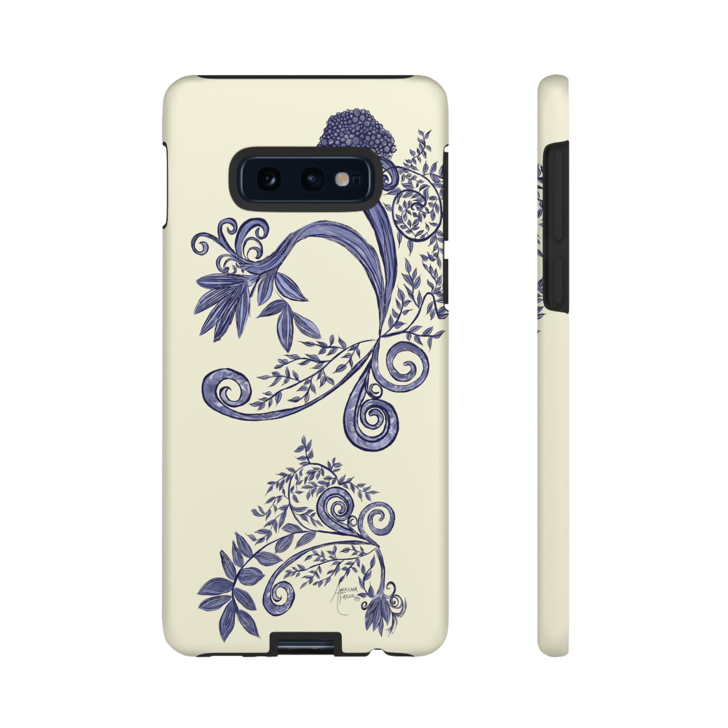 Botanical Blues Tough Phone Case