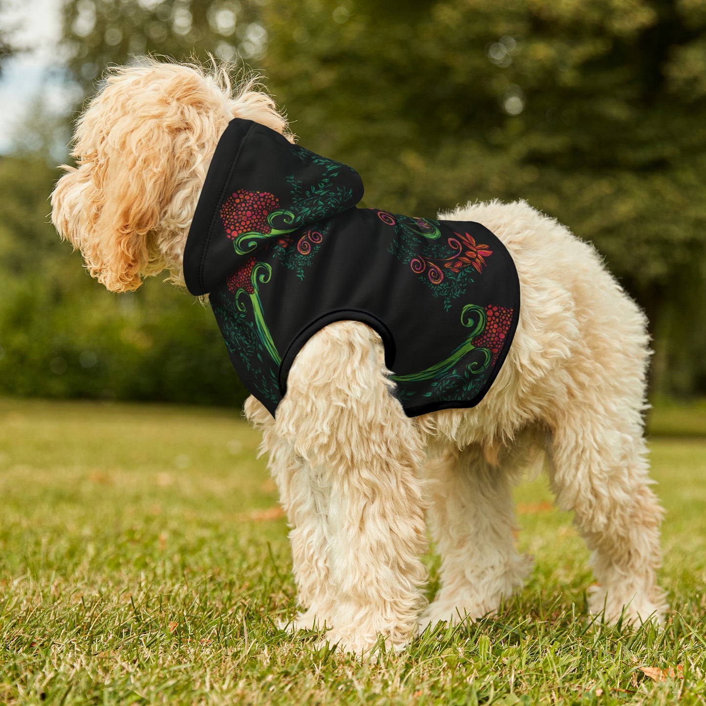 Flourished Fury Pet Hoodie