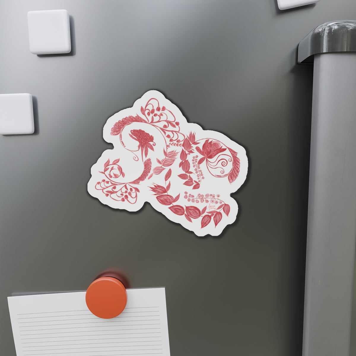 Cheery Cherry Chinoiserie Magnet