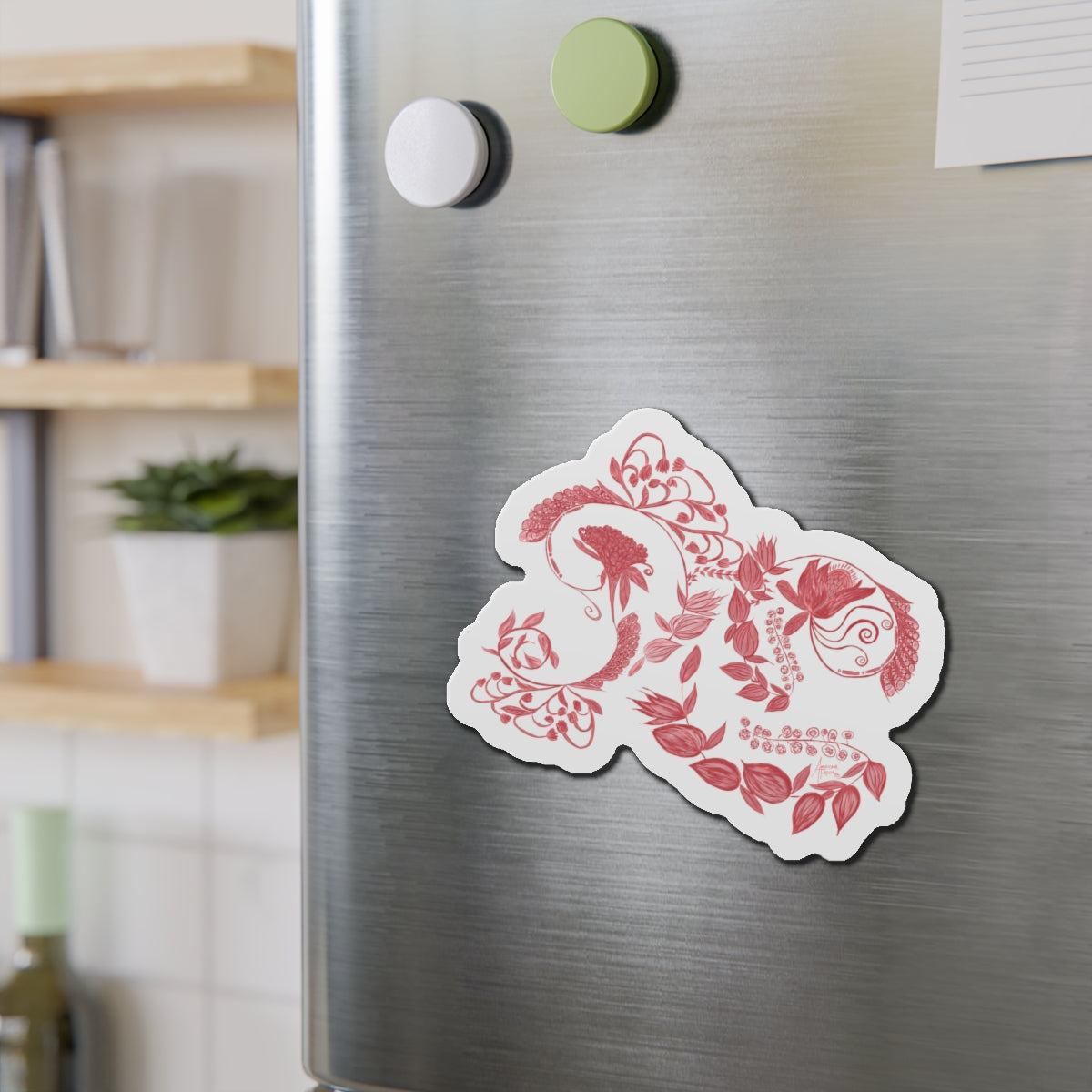 Cheery Cherry Chinoiserie Magnet