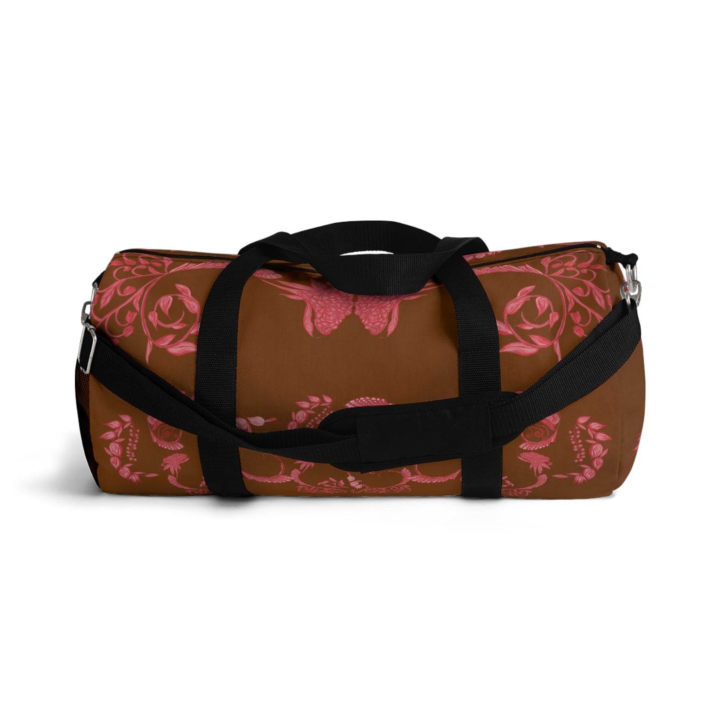 Chocolate Cherry Chinoiserie Duffel Bag