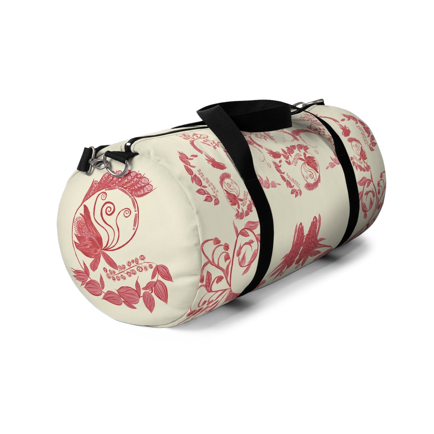 Cheery Cherry Chinoiserie Duffel Bag